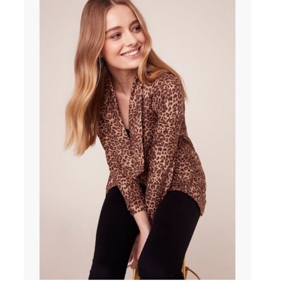 BB Dakota Leopard Print Animal Instincts faux-Suede Jacket - Picture 8 of 11